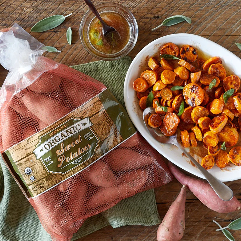 Organic Sweet Potatoes Fresh 3 lb Bag for Cooking Baking and Roasting - 3 Lb