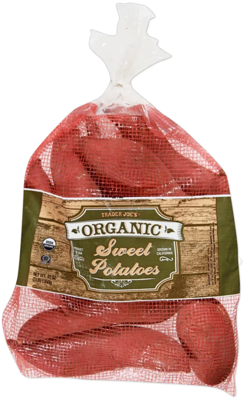 Organic Sweet Potatoes Fresh 3 lb Bag for Cooking Baking and Roasting - 3 Lb