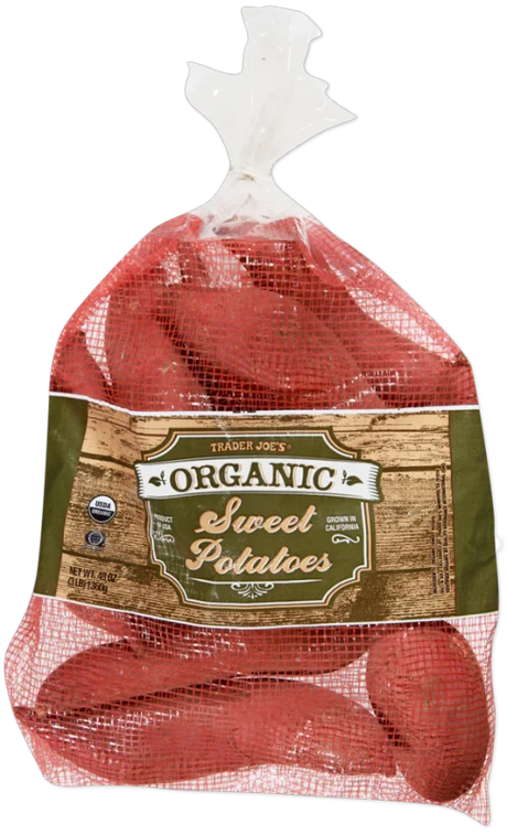 Organic Sweet Potatoes Fresh 3 lb Bag for Cooking Baking and Roasting - 3 Lb