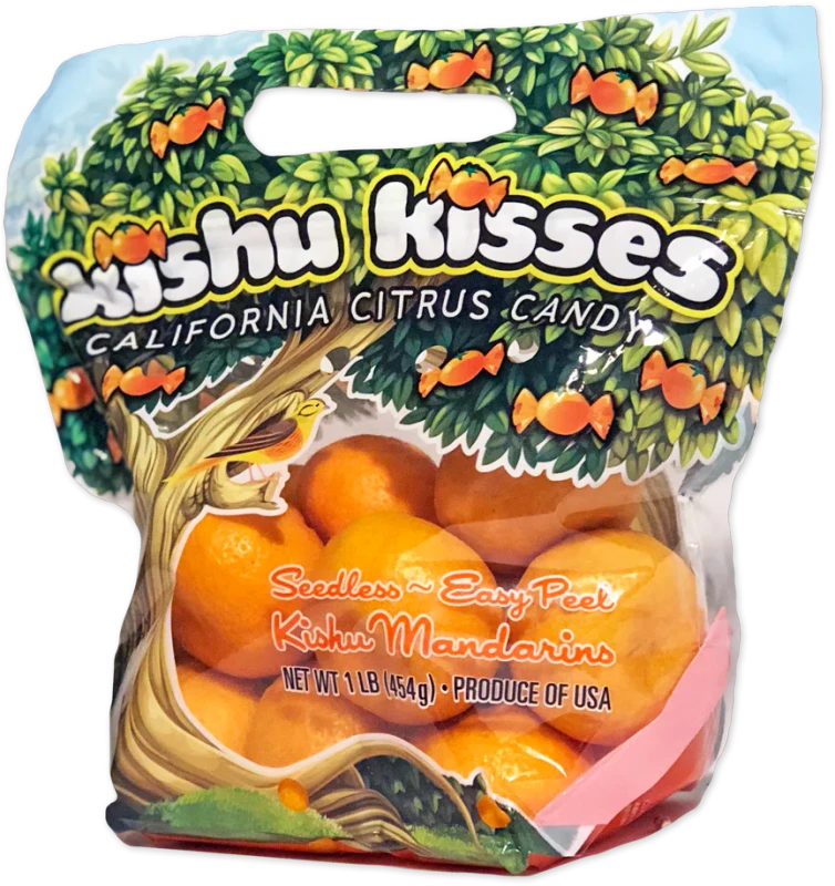 Kishu Kisses Seedless Kishu Mandarins 1 lb Bag Sweet Snackable Fruit