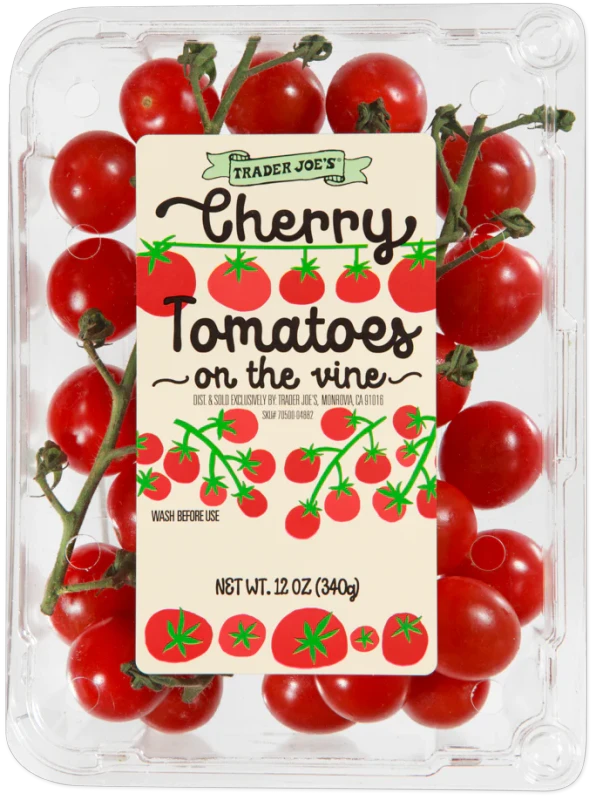 Cherry Tomatoes on the Vine Fresh Greenhouse-Grown Juicy Tomatoes