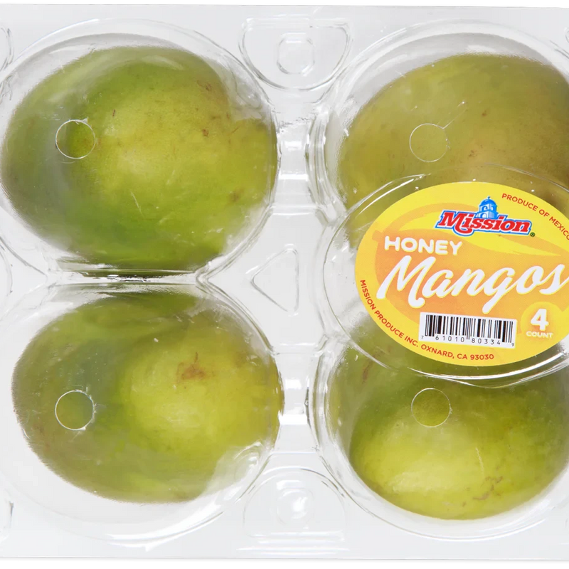 Ataulfo Mangos Fresh Sweet Honey Mangoes 4 Count