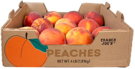 Peaches 4 lb Box Juicy Sweet California Stone Fruit