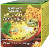 Creamy Spinach Artichoke Dip Cheesy Savory Party Dip 8.8 Oz