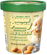 Banana Pudding Ice Cream Caramel Swirl Cookie Dessert 1 Pint