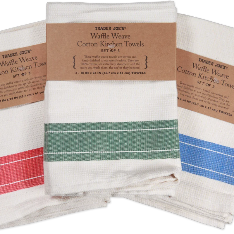 Cotton Kitchen Towel Waffle Weave 1 Piece Durable Soft