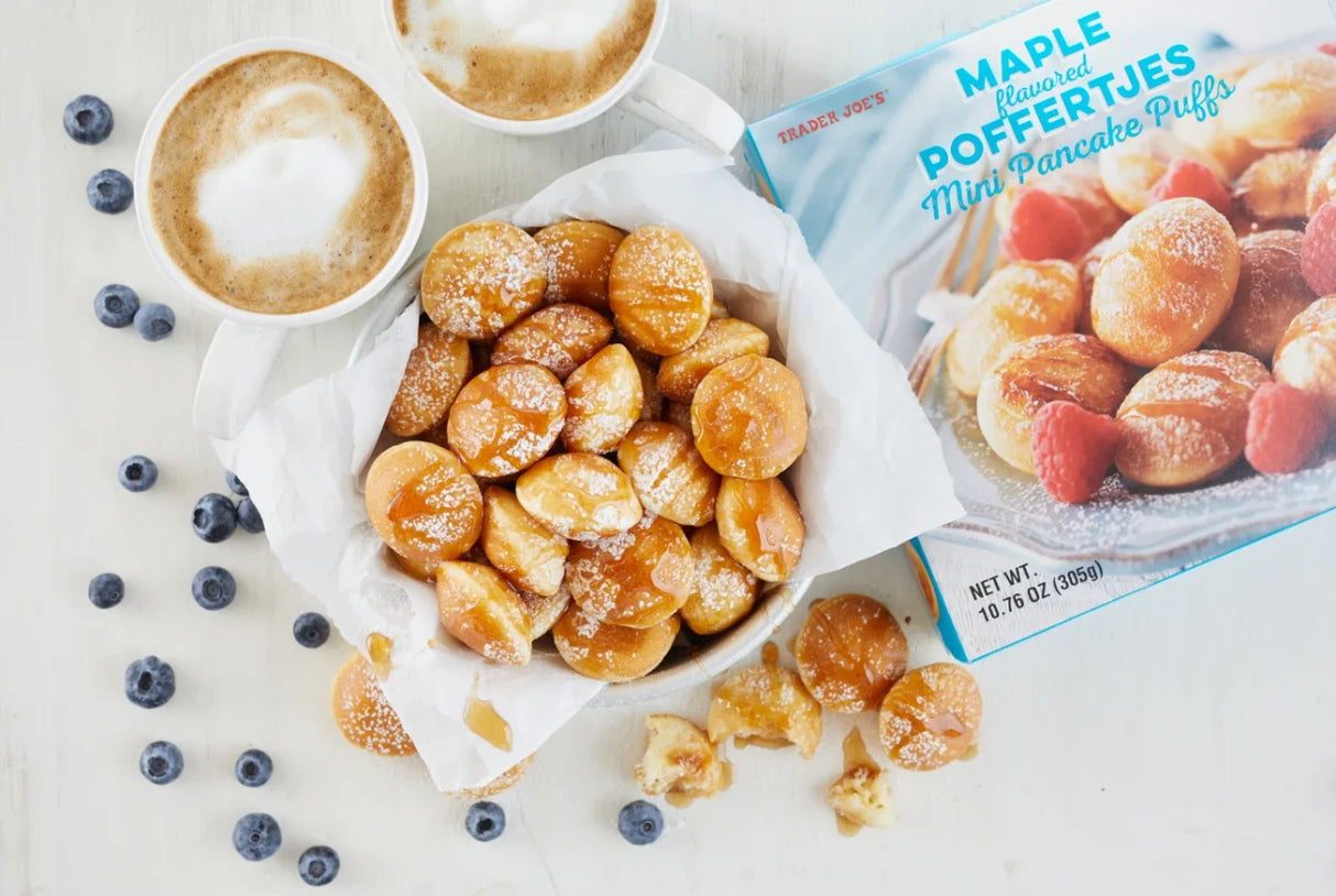 Maple Poffertjes Mini Dutch Pancakes Sweet Breakfast Snack 10.76 Oz