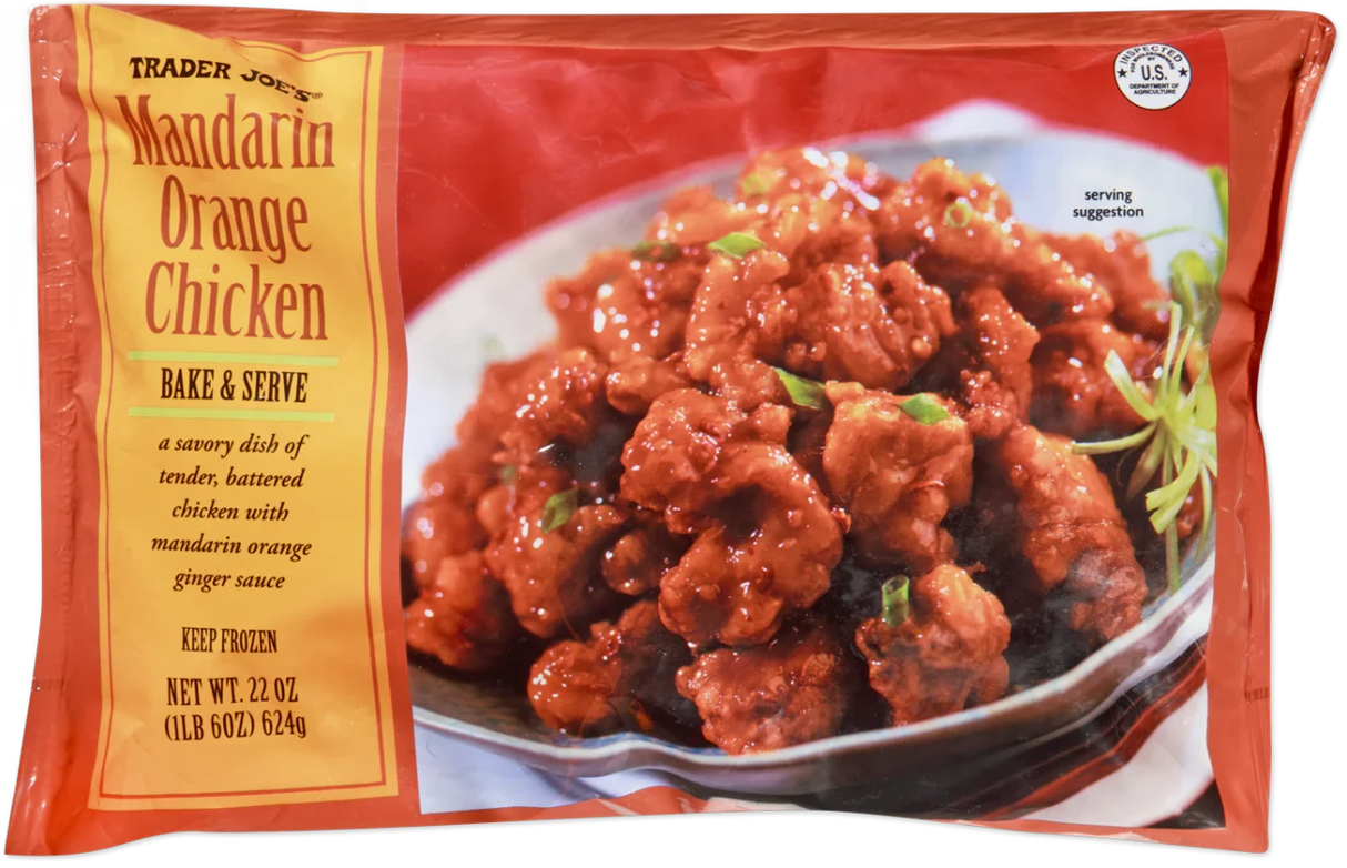 Mandarin Orange Chicken Crispy Sweet Spicy Frozen Meal 22 Oz