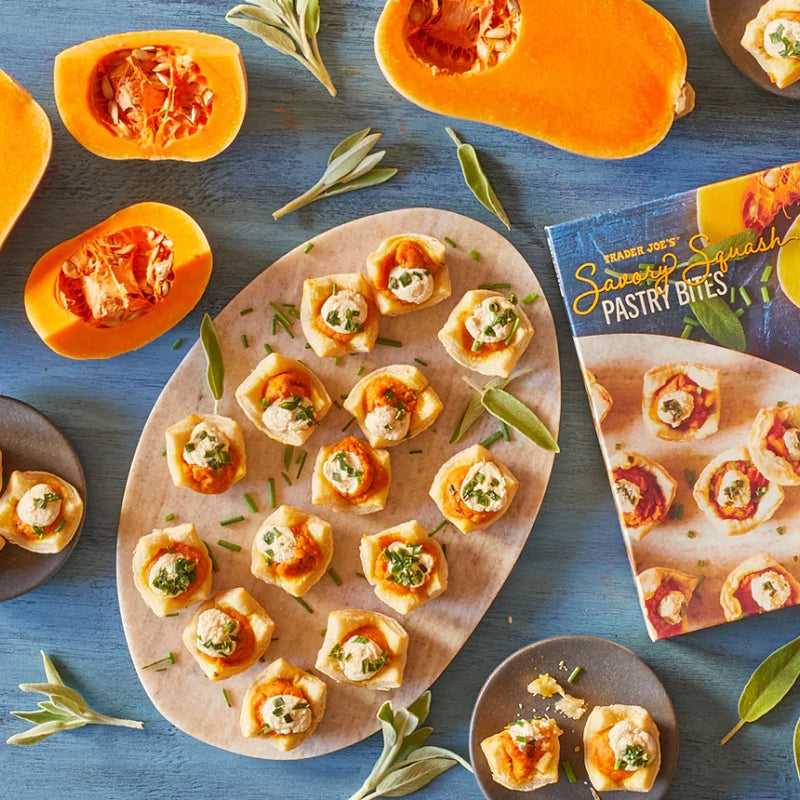 Savory Squash Pastry Bites Cheesy Pumpkin Appetizer Snack 9 Oz