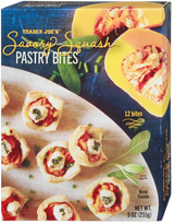 Savory Squash Pastry Bites Cheesy Pumpkin Appetizer Snack 9 Oz