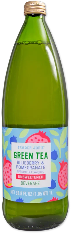 Green Tea Blueberry & Pomegranate Unsweetened Beverage 33.8 Fl Oz