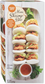 Mini Shrimp Bao Soft Bun Seafood Dumpling Snack 10.48 Oz
