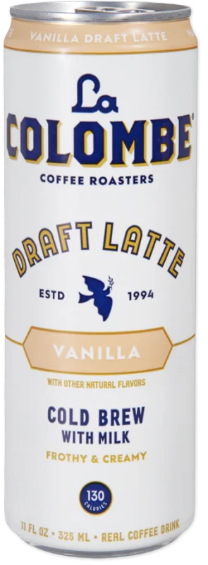 La Colombe Vanilla Cold Brew Draft Latte – Creamy Coffee Ready to Drink 9 Fl Oz