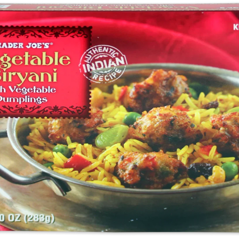 Vegetable Biryani with Dumplings Frozen Indian Rice Meal 10 Oz