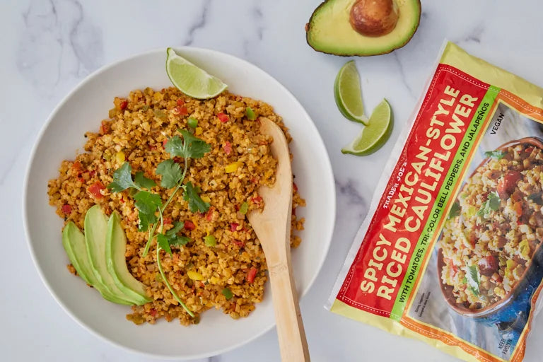 Mexican Style Riced Cauliflower Spicy Vegan Healthy Meal 16 Oz