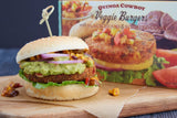 Quinoa Veggie Burger Patties Black Bean Corn Plant Based 12 Oz