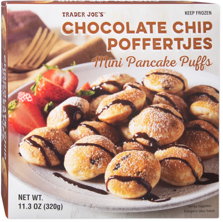 Chocolate Chip Poffertjes Mini Pancakes Sweet Breakfast Dessert 11.3 Oz