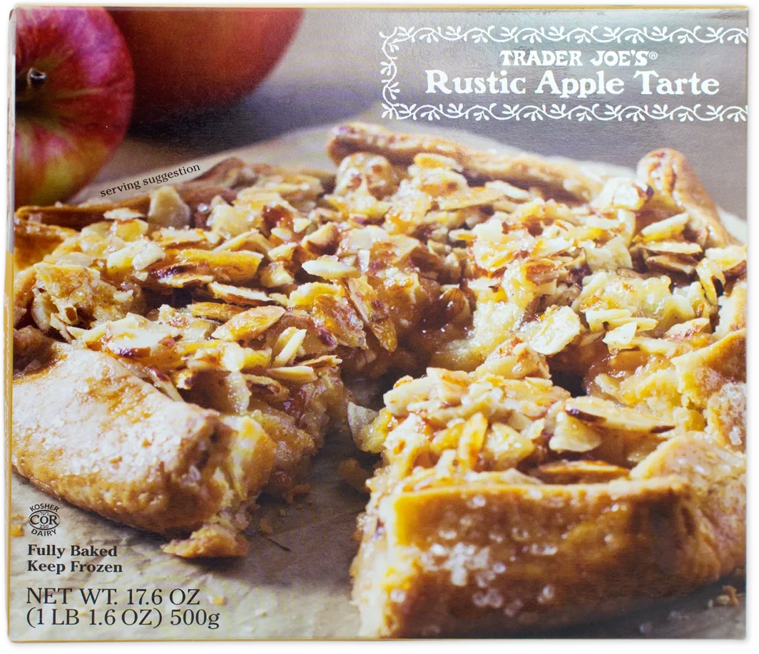 Rustic Apple Tarte Almond Cinnamon Cream Cheese Dessert 17.6 Oz