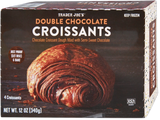 Double Chocolate Croissants Flaky Butter Pastry with Rich Chocolate 12 Oz