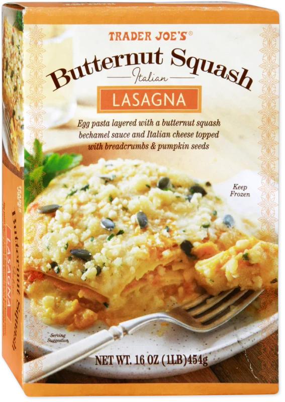 Butternut Squash Lasagna Italian Style Creamy Frozen Pasta 16 Oz