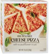 Gluten Free Cheese Pizza Cauliflower Crust Frozen Ready to Bake 11.6 Oz