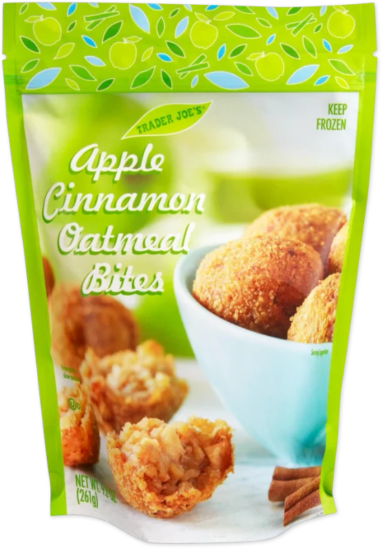 Apple Cinnamon Oatmeal Bites Frozen Breakfast Snack 9.2 Oz
