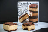 Brownie Crisp Coffee Ice Cream Sandwiches Chocolate Dessert 10 Fl Oz