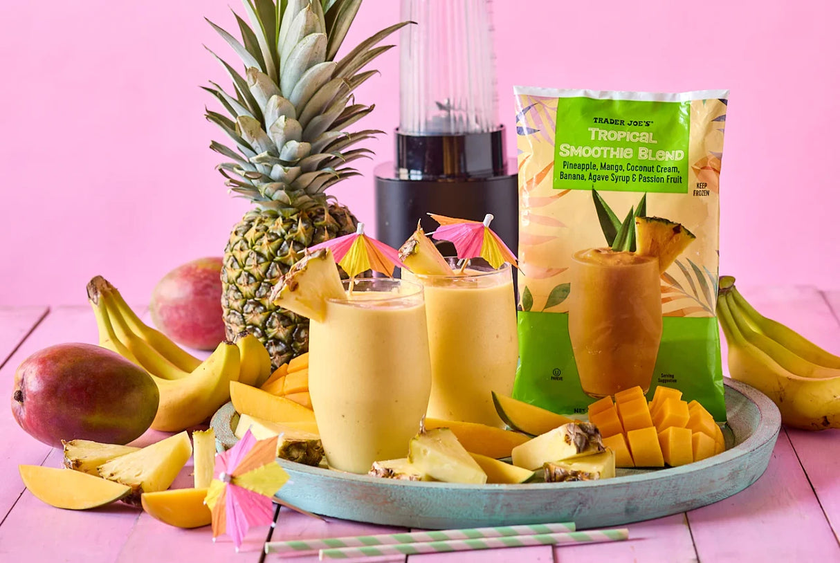 Tropical Smoothie Blend Mango Pineapple Banana Frozen Mix 16 Oz