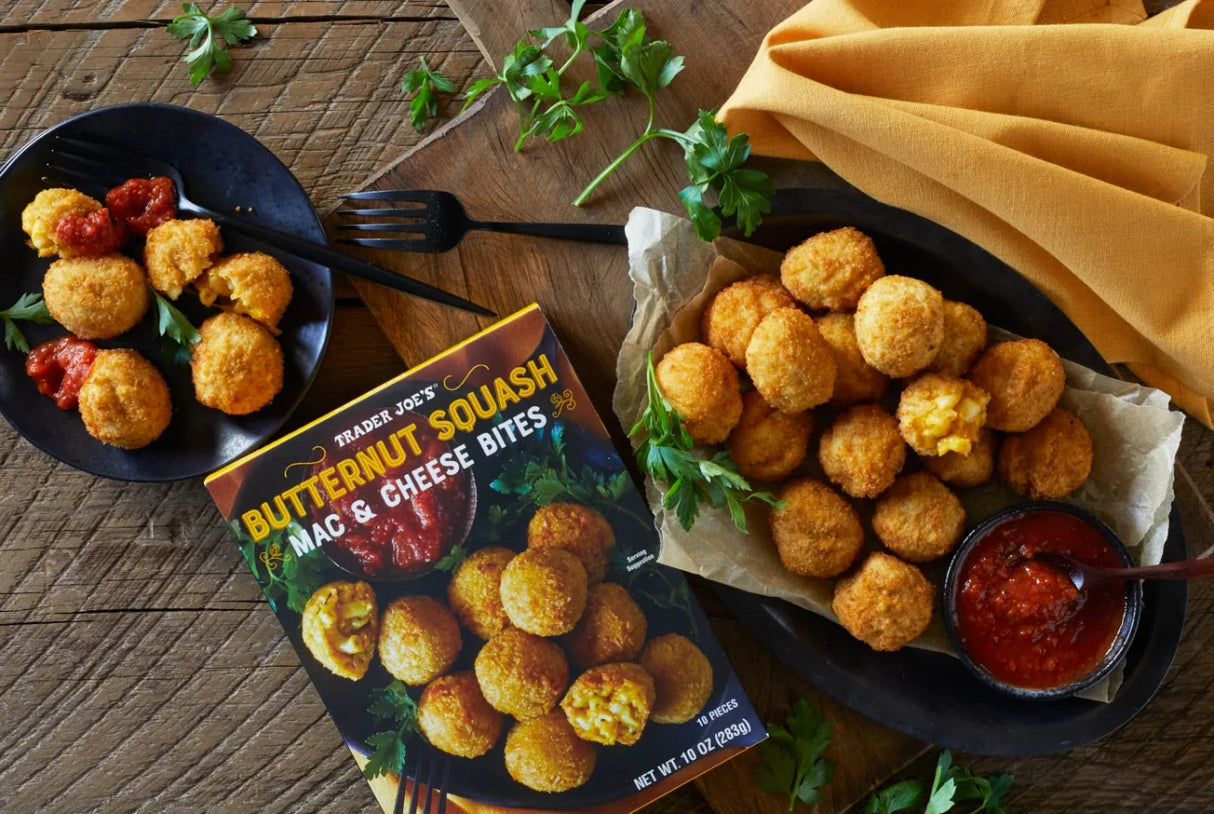 Butternut Squash Mac & Cheese Bites Crispy Cheesy Snack 10 Oz