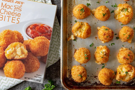 Mac and Cheese Bites Crispy Cheesy Frozen Snack 10 Oz