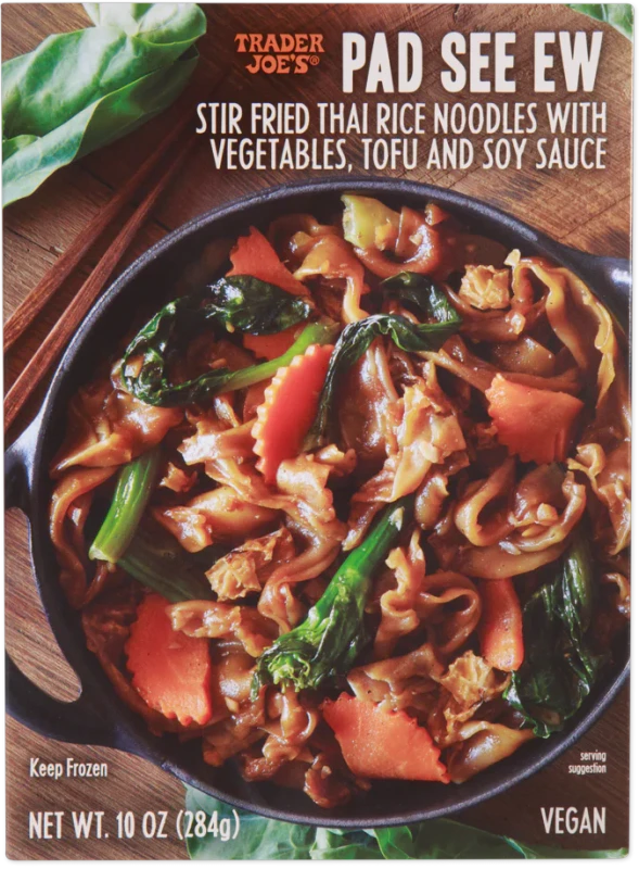 Pad See Ew Thai Vegan Rice Noodles Stir Fry Frozen Meal 10 Oz