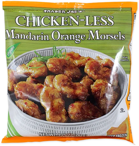Vegan Mandarin Orange Chicken-less Morsels Plant Based Meal 9.25 Oz