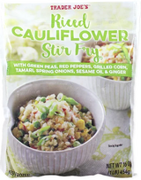Riced Cauliflower Stir Fry Healthy Vegetable Frozen Meal 16 Oz
