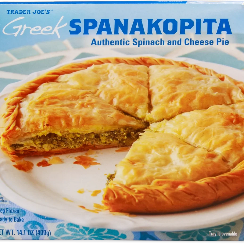 Greek Spanakopita Spinach Cheese Pie Crispy Filo Pastry 14.1 Oz
