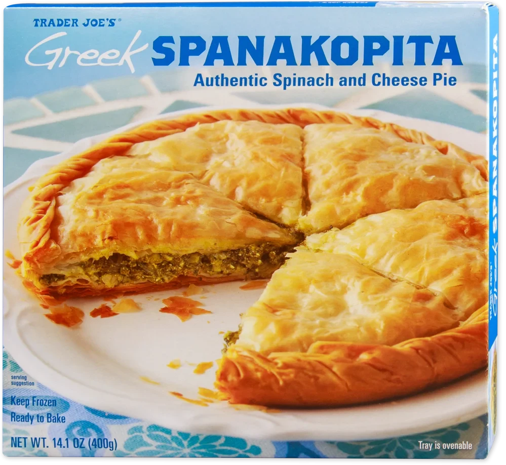 Greek Spanakopita Spinach Cheese Pie Crispy Filo Pastry 14.1 Oz