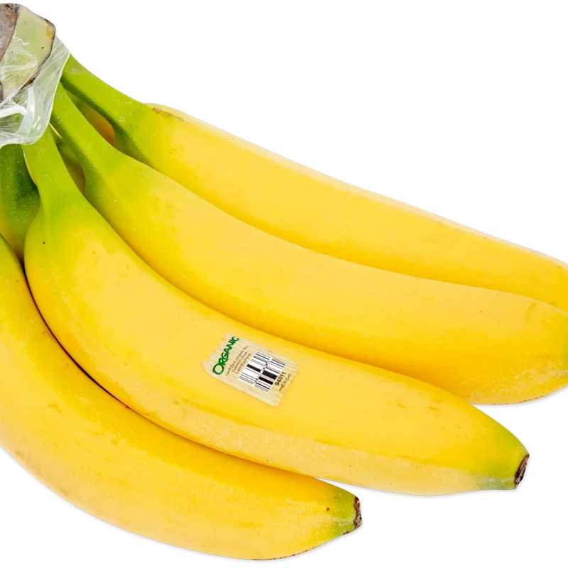 Organic Bananas Single Fruit Fresh Naturally Sweet for Smoothies Snacks and Baking