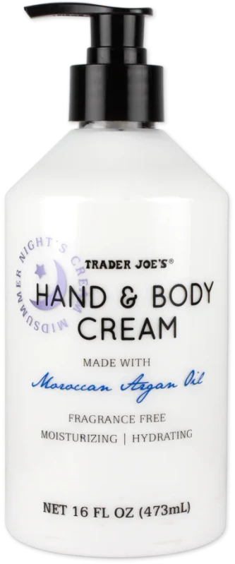 Hand & Body Cream with Moroccan Argan Oil Ultra-Rich Hydrating Lotion