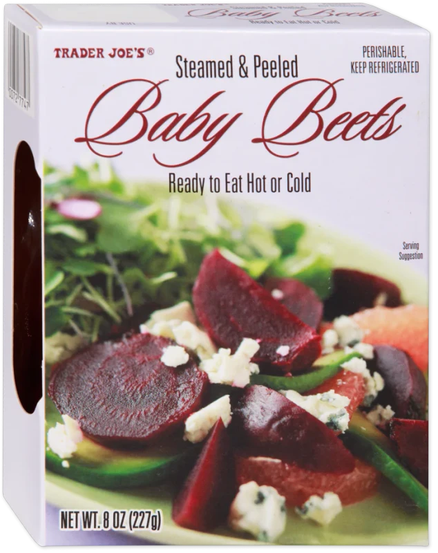 Fresh Steamed & Peeled Baby Beets Ready-to-Eat for Salads, Soups, and Sides - 8 Oz