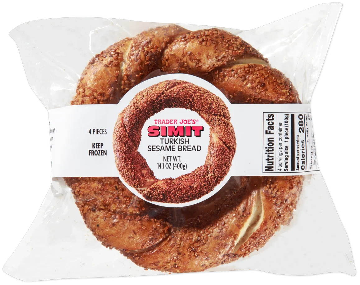 Turkish Simit Sesame Bread Crispy Chewy Traditional Bakery 14.1 Oz