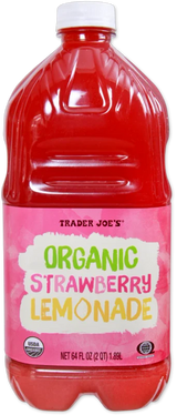 Organic Strawberry Lemonade – Fruity Citrus Berry Drink 64 Fl Oz