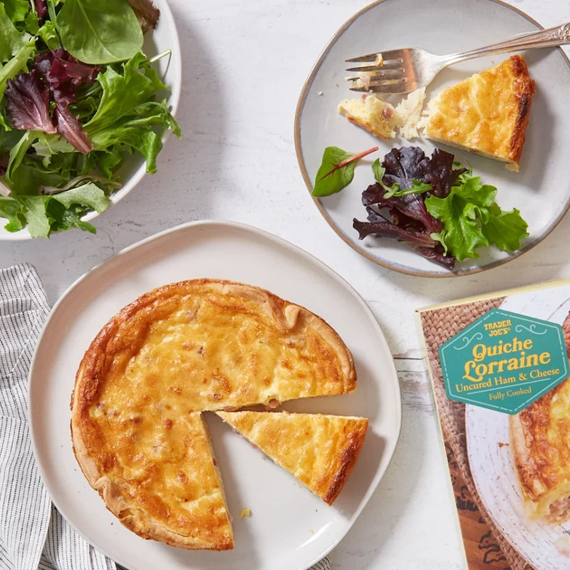Quiche Lorraine Ham & Swiss Cheese Savory Egg Pie 12 Oz