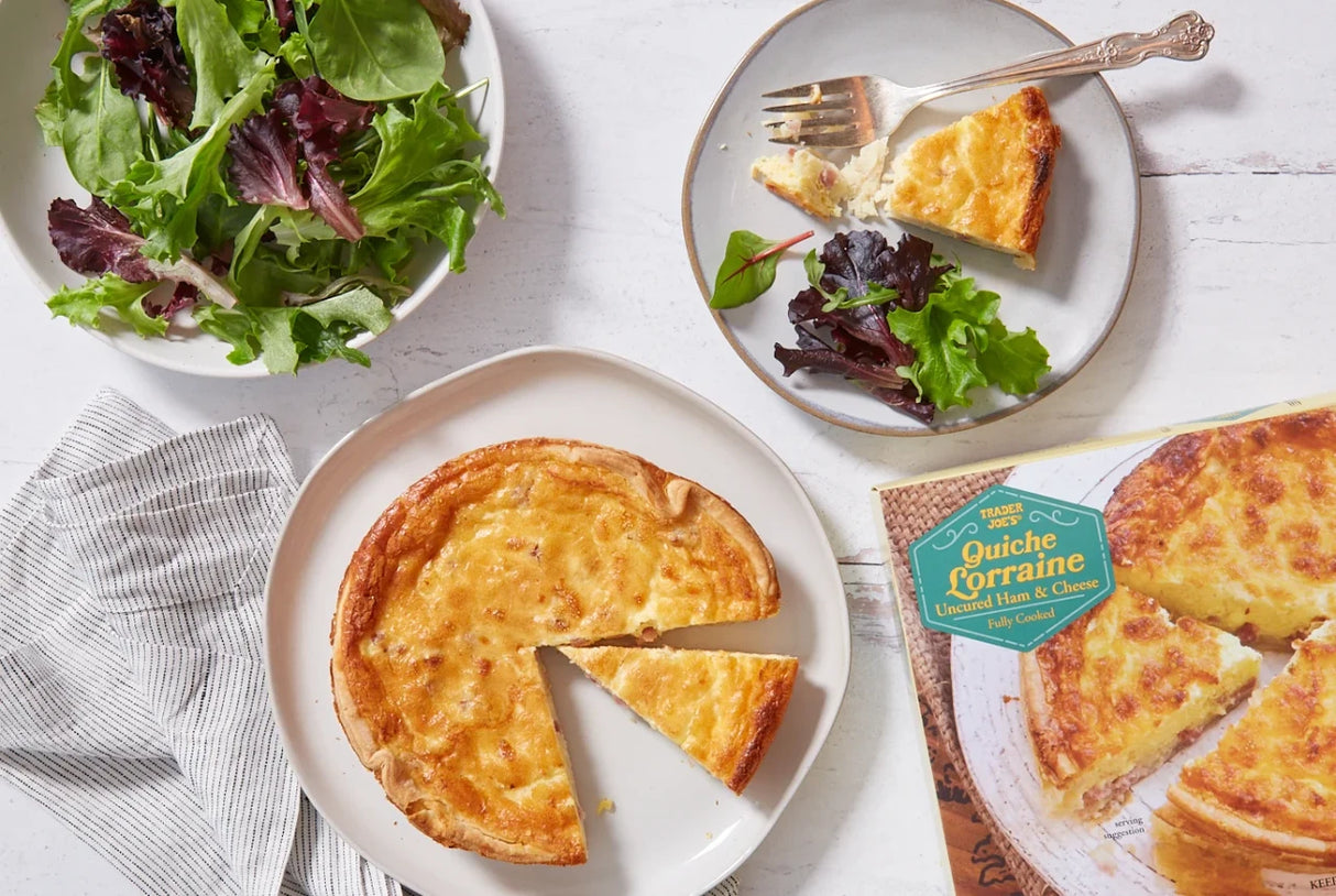 Quiche Lorraine Ham & Swiss Cheese Savory Egg Pie 12 Oz