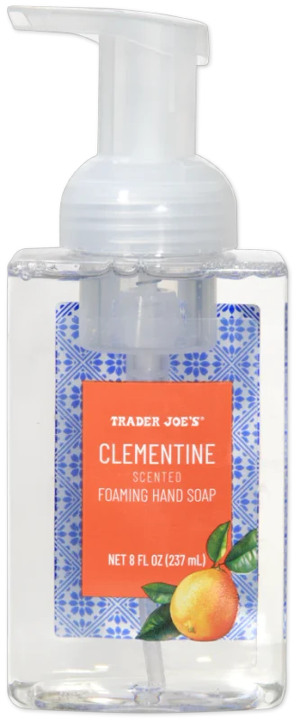 Clementine Scented Foaming Hand Soap Moisturizing Natural Cleanser