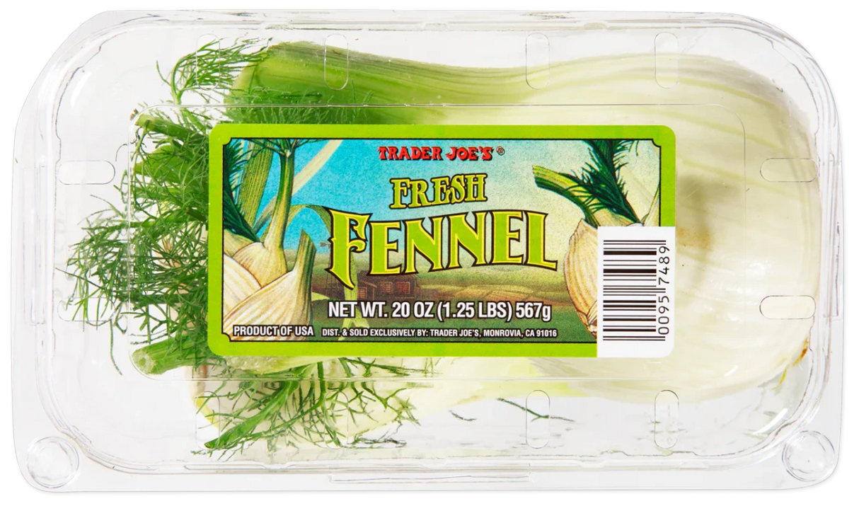 Fresh Fennel Aromatic Bulbs for Salads, Soups, Pasta, and Roasting - 20 Oz