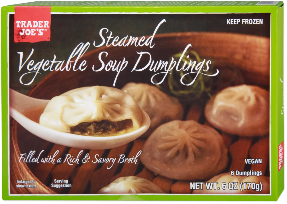 Vegetable Soup Dumplings Vegan Steamed Xiao Long Bao 6 Oz