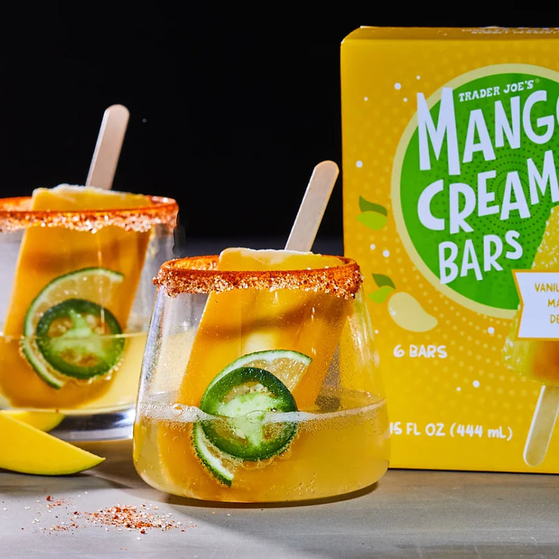 Mango Cream Bars Vanilla Ice Cream Mango Frozen Dessert 15 Fl Oz