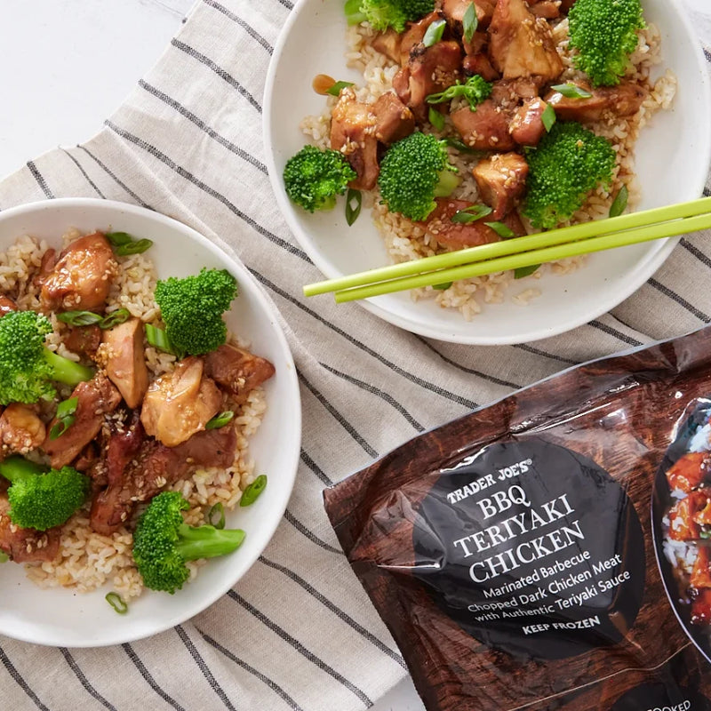 BBQ Teriyaki Chicken Frozen Meal Sweet Savory Asian Style 21 Oz