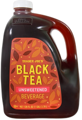 Black Tea Unsweetened Beverage – Pure Strong Tea Drink 128 Fl Oz