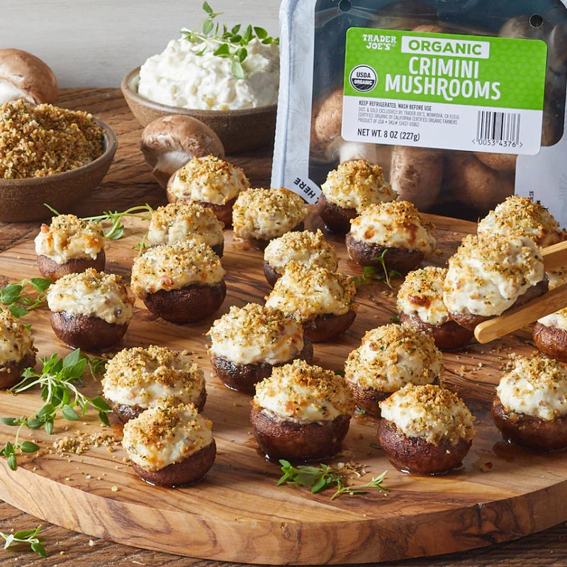 Organic Crimini Mushrooms Fresh Brown Baby Bella Mushrooms - 8 Oz