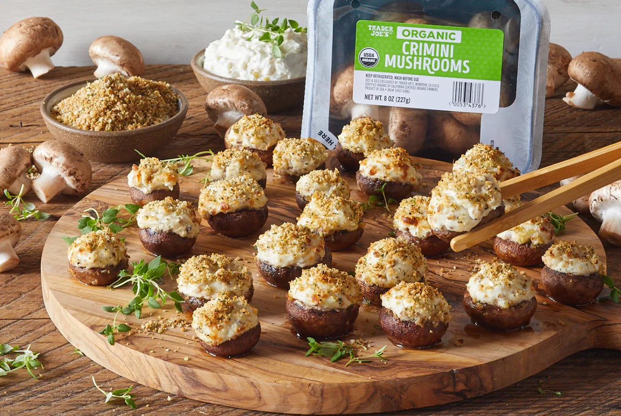 Organic Crimini Mushrooms Fresh Brown Baby Bella Mushrooms - 8 Oz